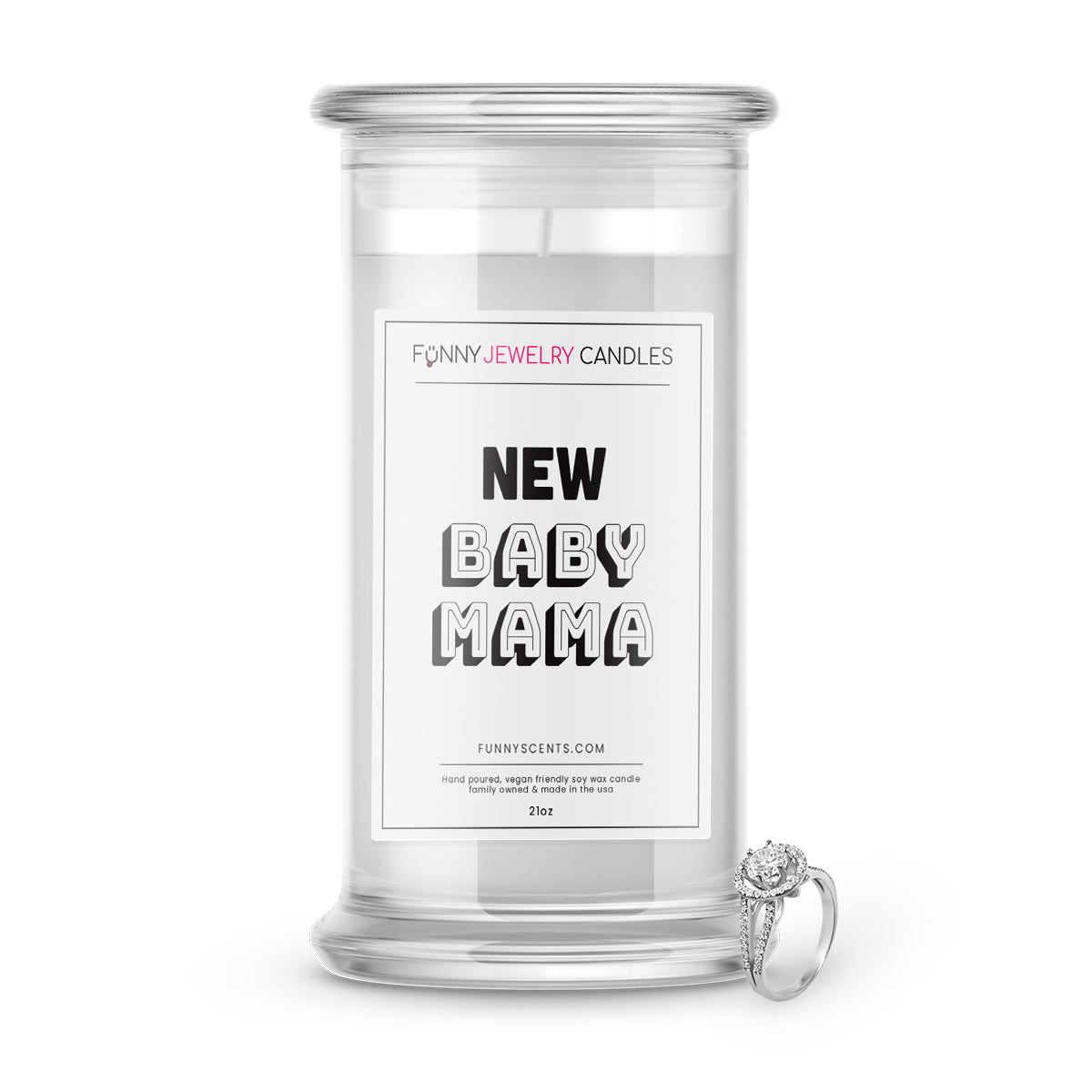 New Baby MAMA Jewelry Funny Candles