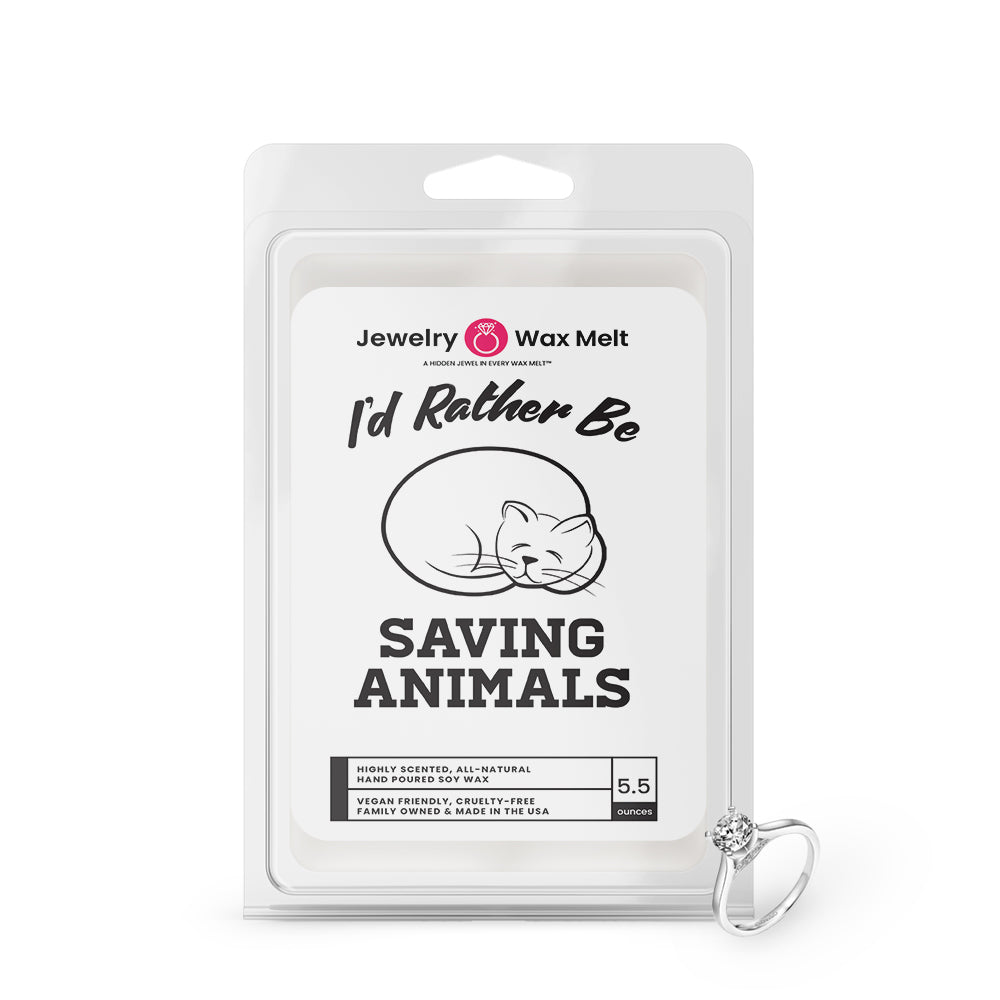 I'd rather be Saving Animals Jewelry Wax Melts