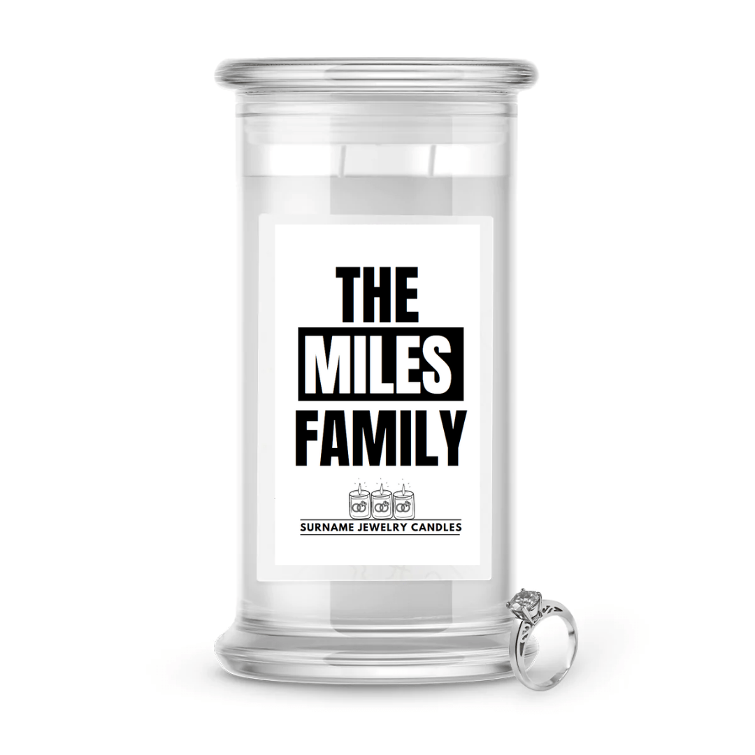 The Miles Family | Surname Jewelry Candles