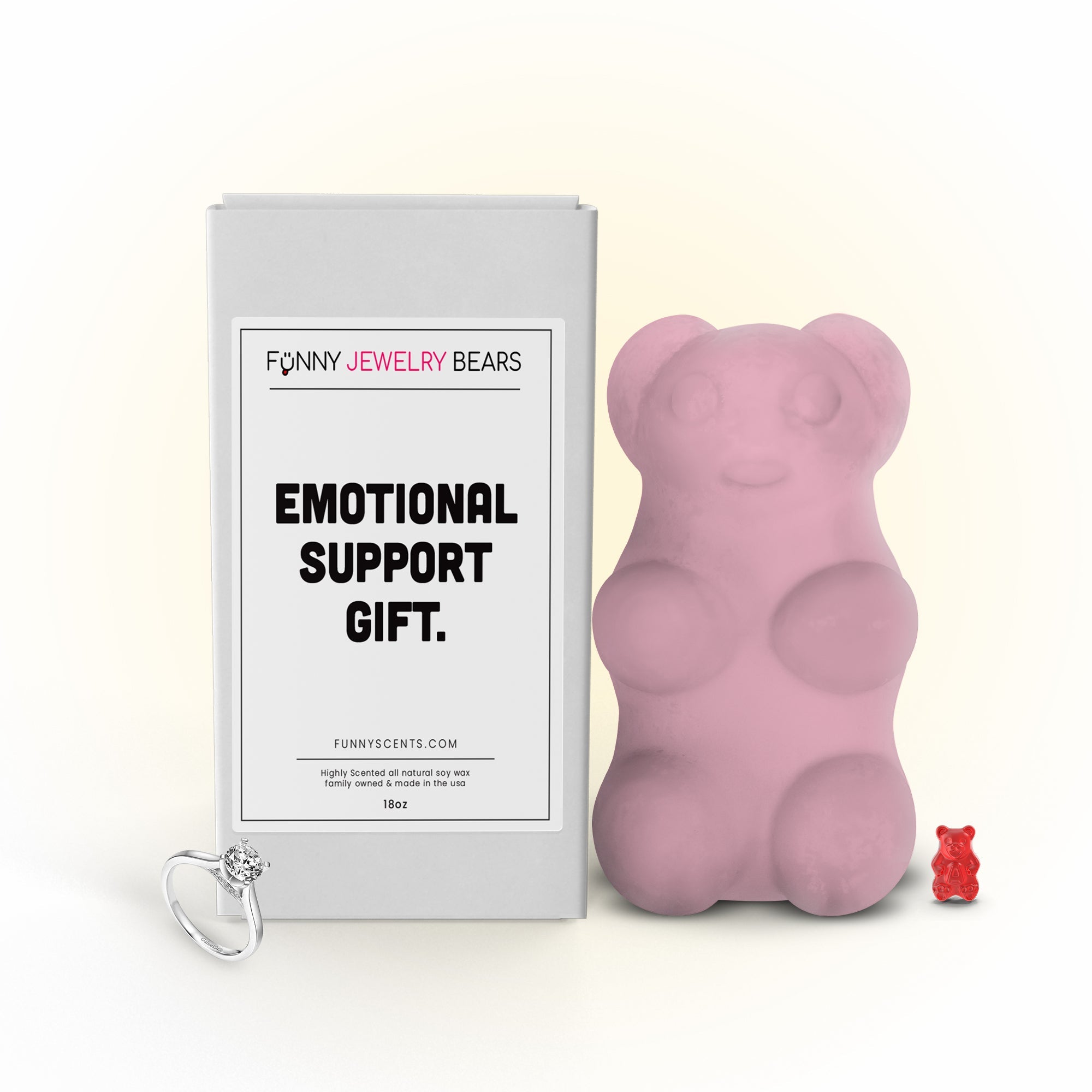 Emotional Support Gift Funny Jewelry Bear Wax Melts