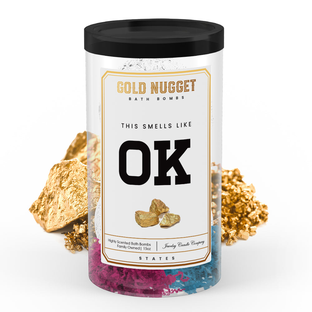 This Smells Like OK State Gold Nugget Bath Bombs