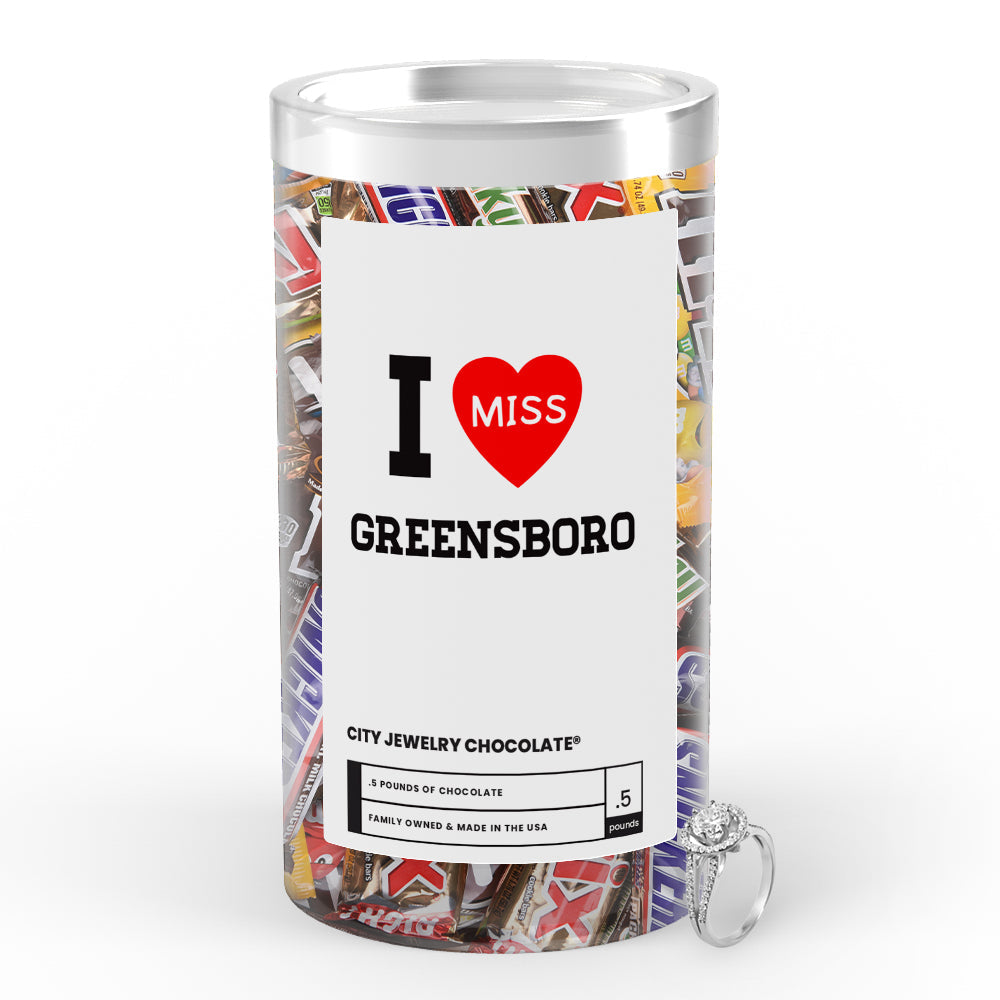 I miss Greensboro City Jewelry Chocolate