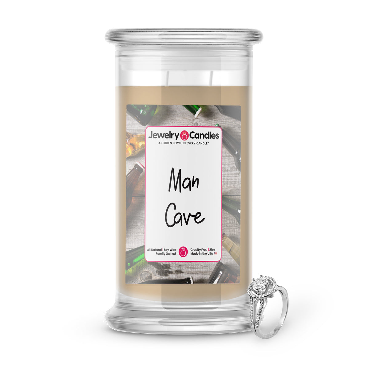 Man Cave Jewelry Candle