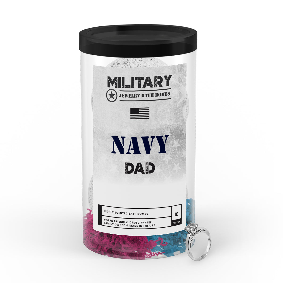 NAVY Dad | Military Jewelry Bath Bombs