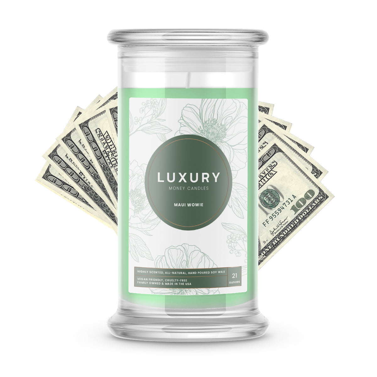 Maui Wowie Luxury Money Candles