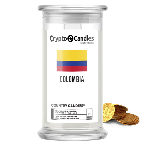 Colombia Country Crypto Candles