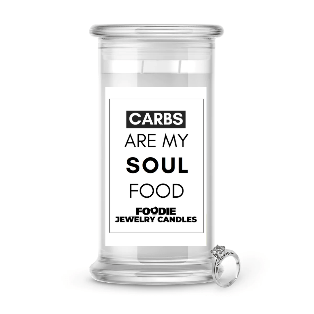 Carbs are my soul food | Foodie Jewelry Candles