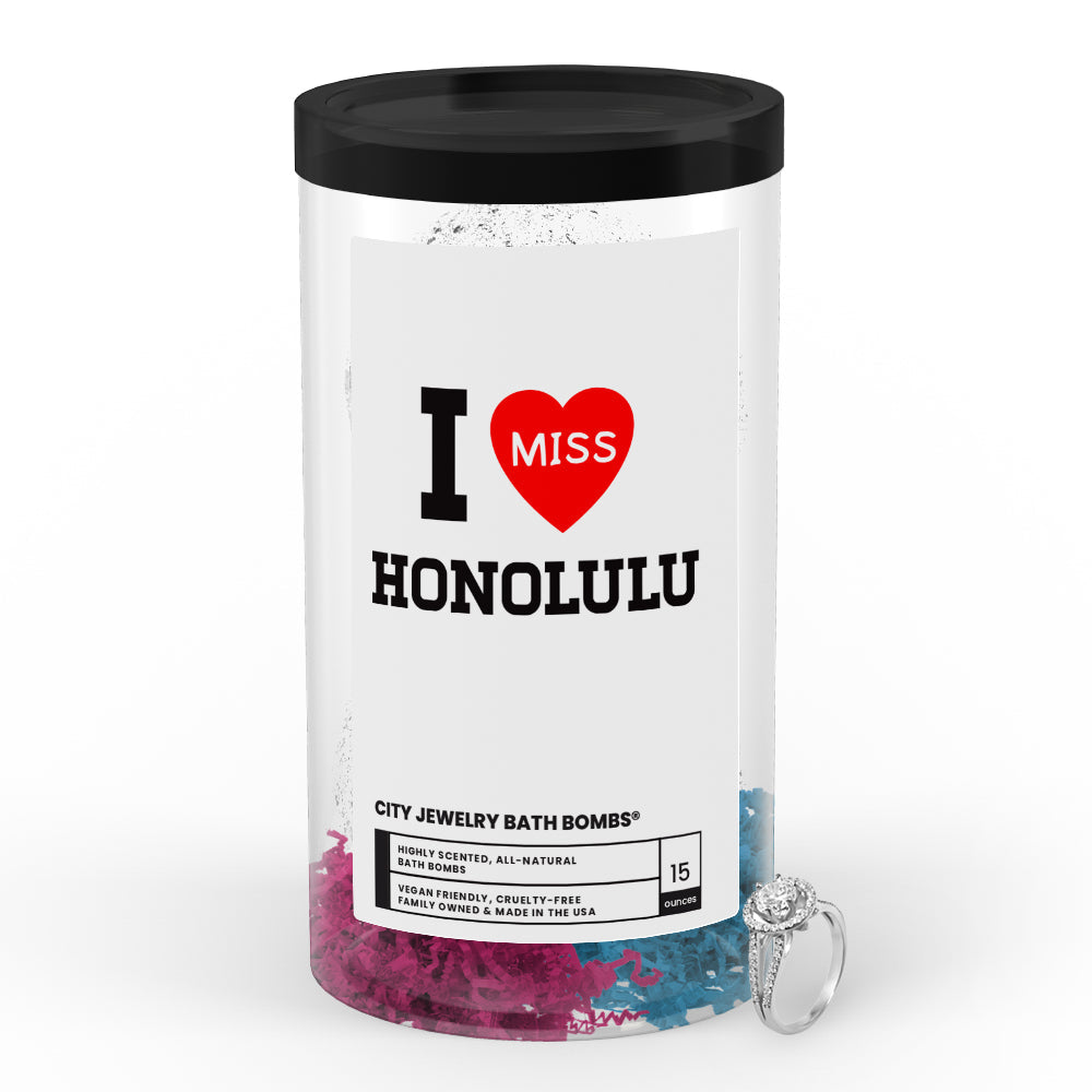 I miss Honolulu City Jewelry Bath Bombs