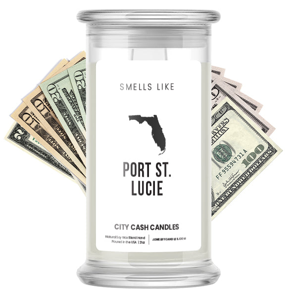 Smells Like Port St. Lucie City Cash Candles