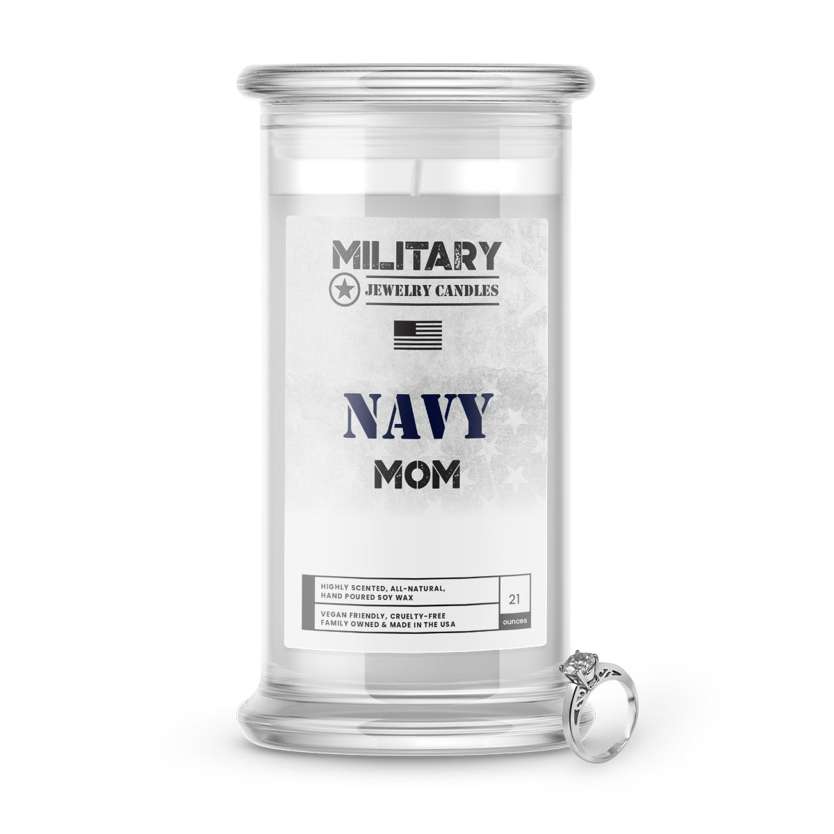 NAVY Mom | Military Jewelry Candles