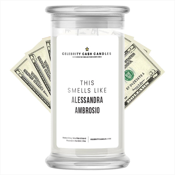 Smells Like Alessandra Ambrosio Cash Candle | Celebrity Candles