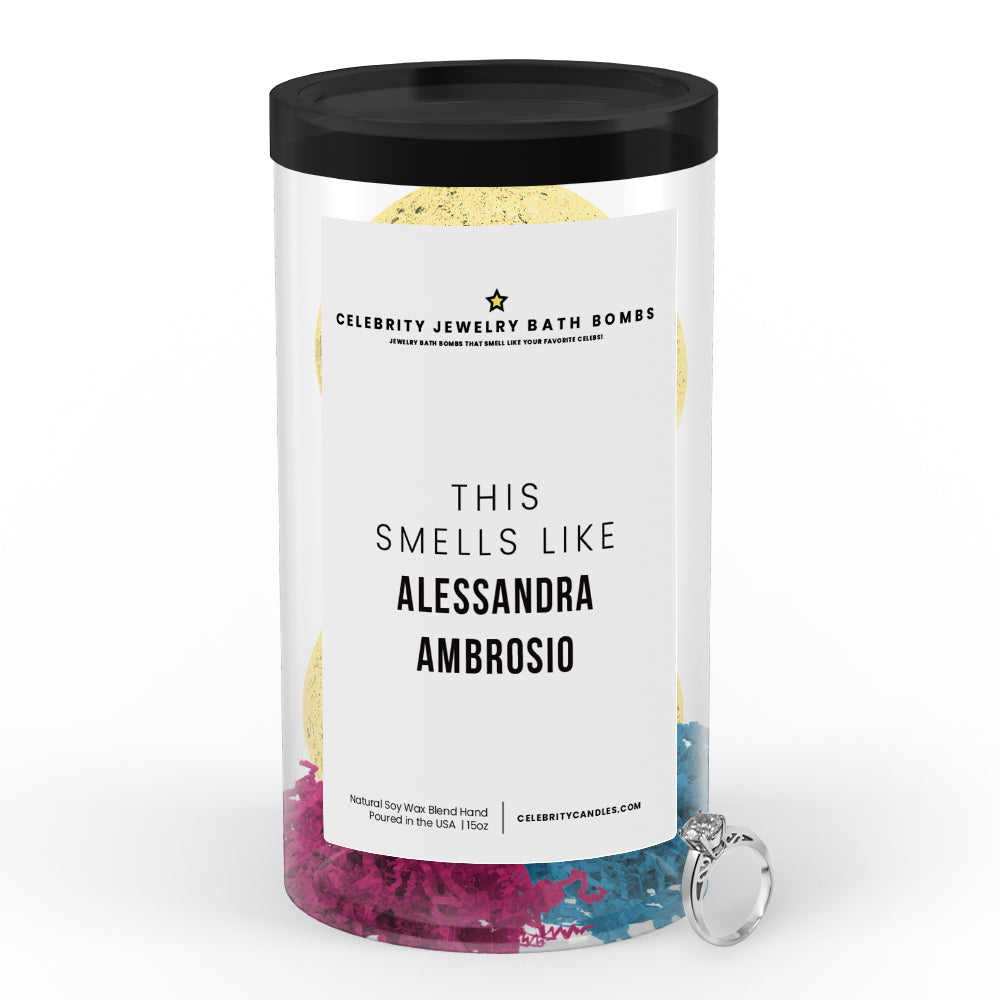 This Smells Like Alessandra Ambrosio Celebrity Jewelry Bath Bombs
