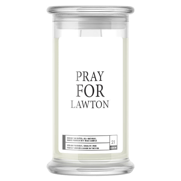Pray For Lawton Candle