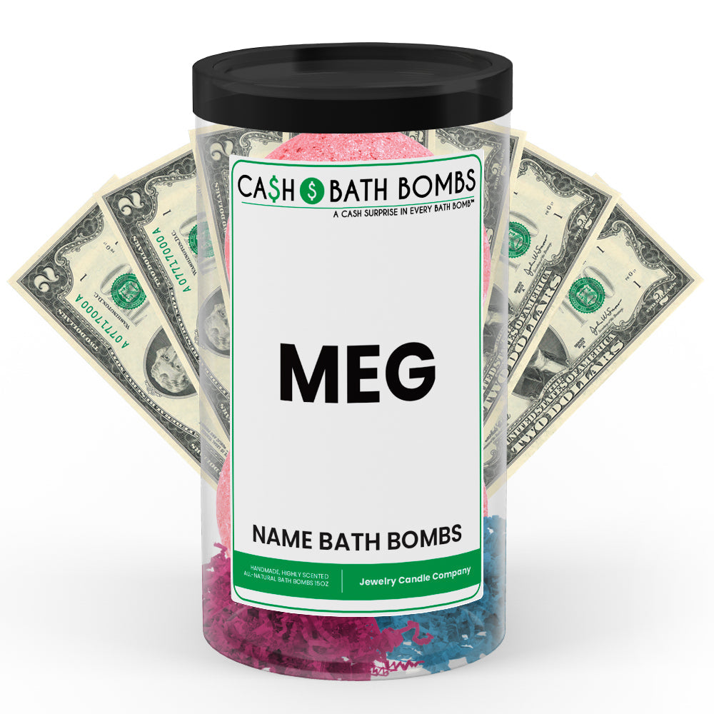 MEG Name Cash Bath Bomb Tube