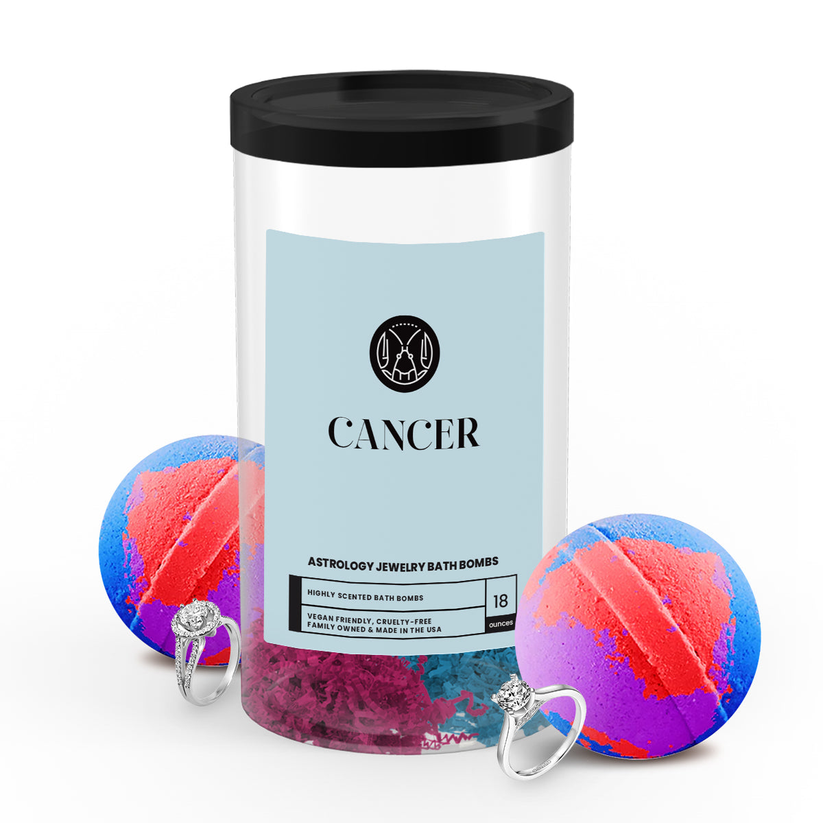 Cancer Astrology Jewelry Bath Bombs