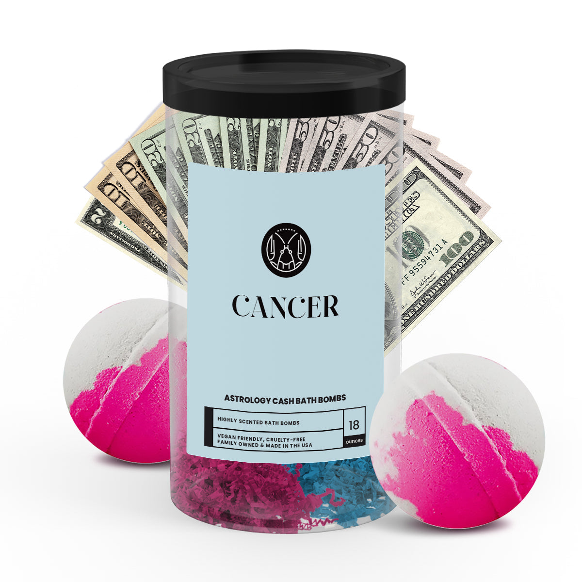 Cancer Astrology Cash Bath Bombs