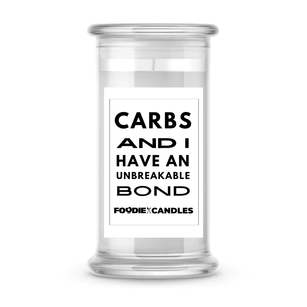 Carbs and I have an unbreakable bond | Foodie Candles
