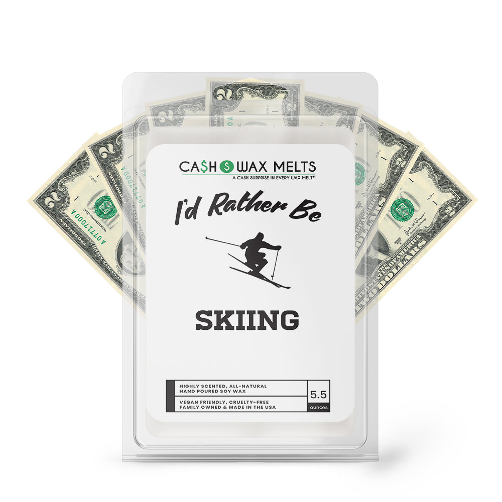 I'd rather be Skiing Cash Wax Melts