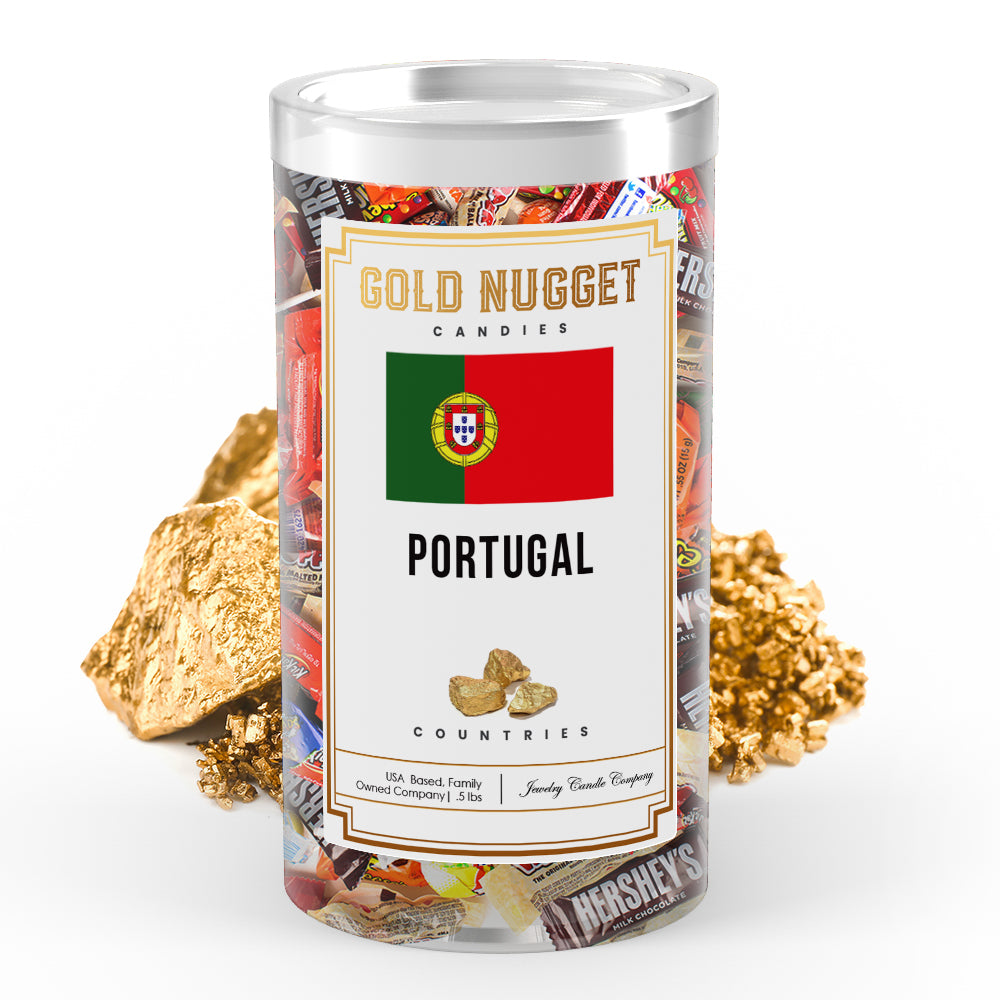 Portugal Countries Gold Nugget Candy