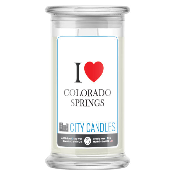 I Love COLORADO SPRINGS Candle