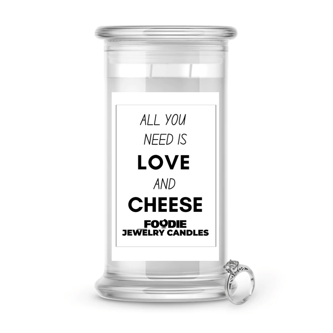 All You need is Love and Cheese  | Foodie Jewelry Candles