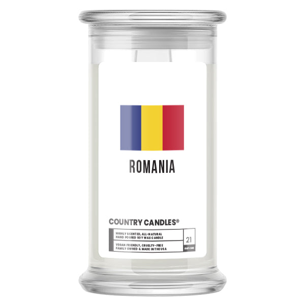 Romania Country Candles