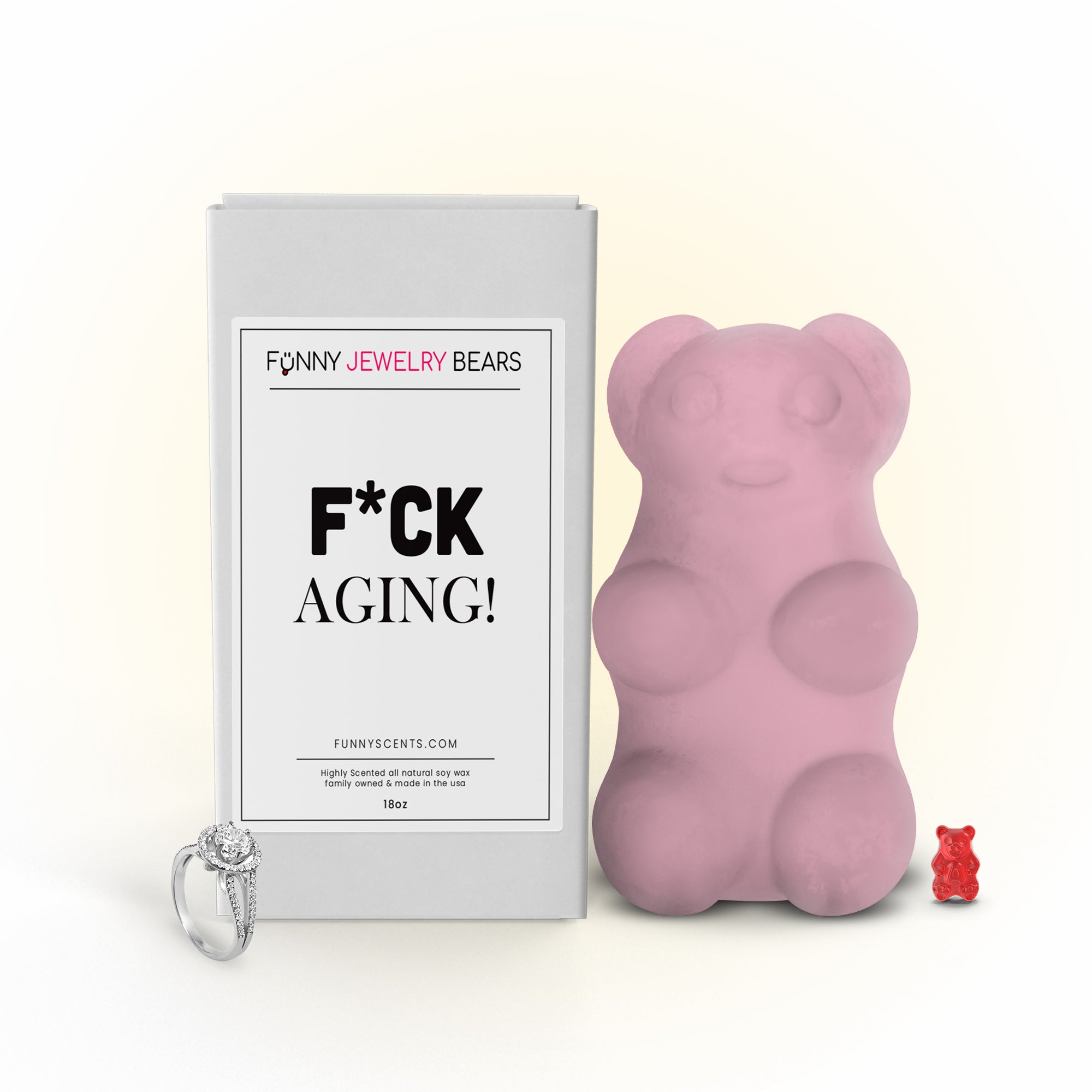 F*ck Aging! Funny Jewelry Bear Wax Melts
