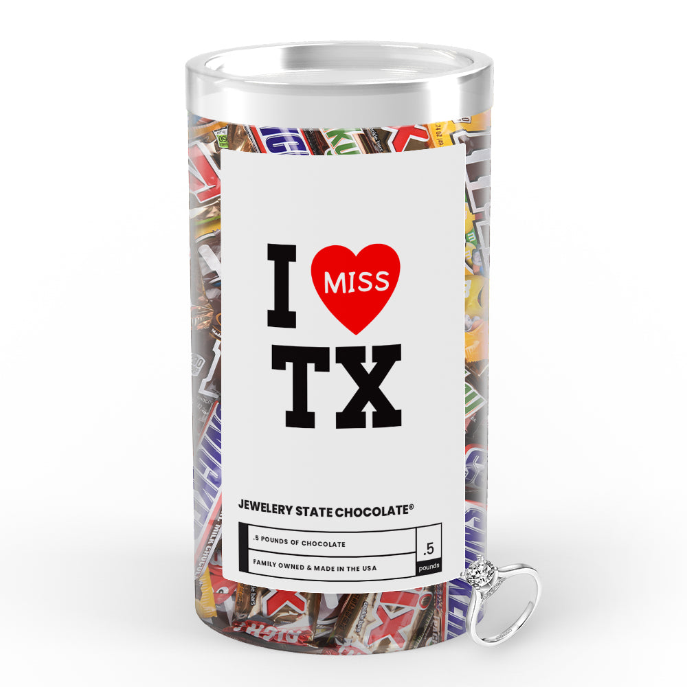 I miss TX Jewelry State Chocolate