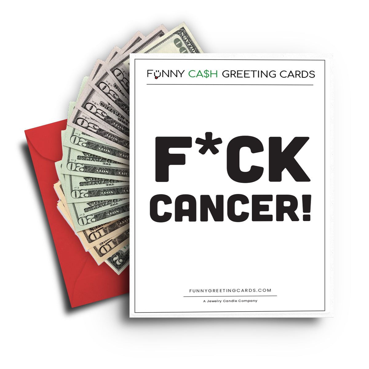 F*ck Cancer! Funny Cash Greeting Cards