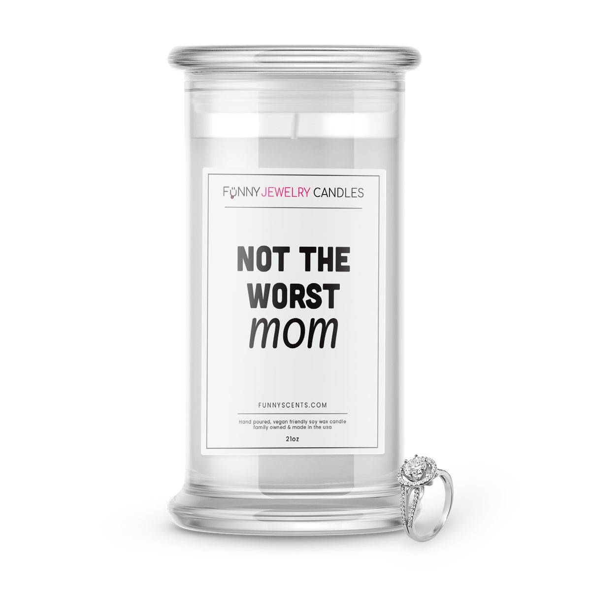 Not The Worst Mom Jewelry Funny Candles
