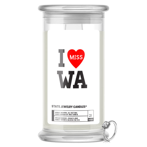I miss WA State Jewelry Candle