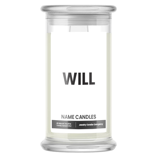 WILL Name Candles
