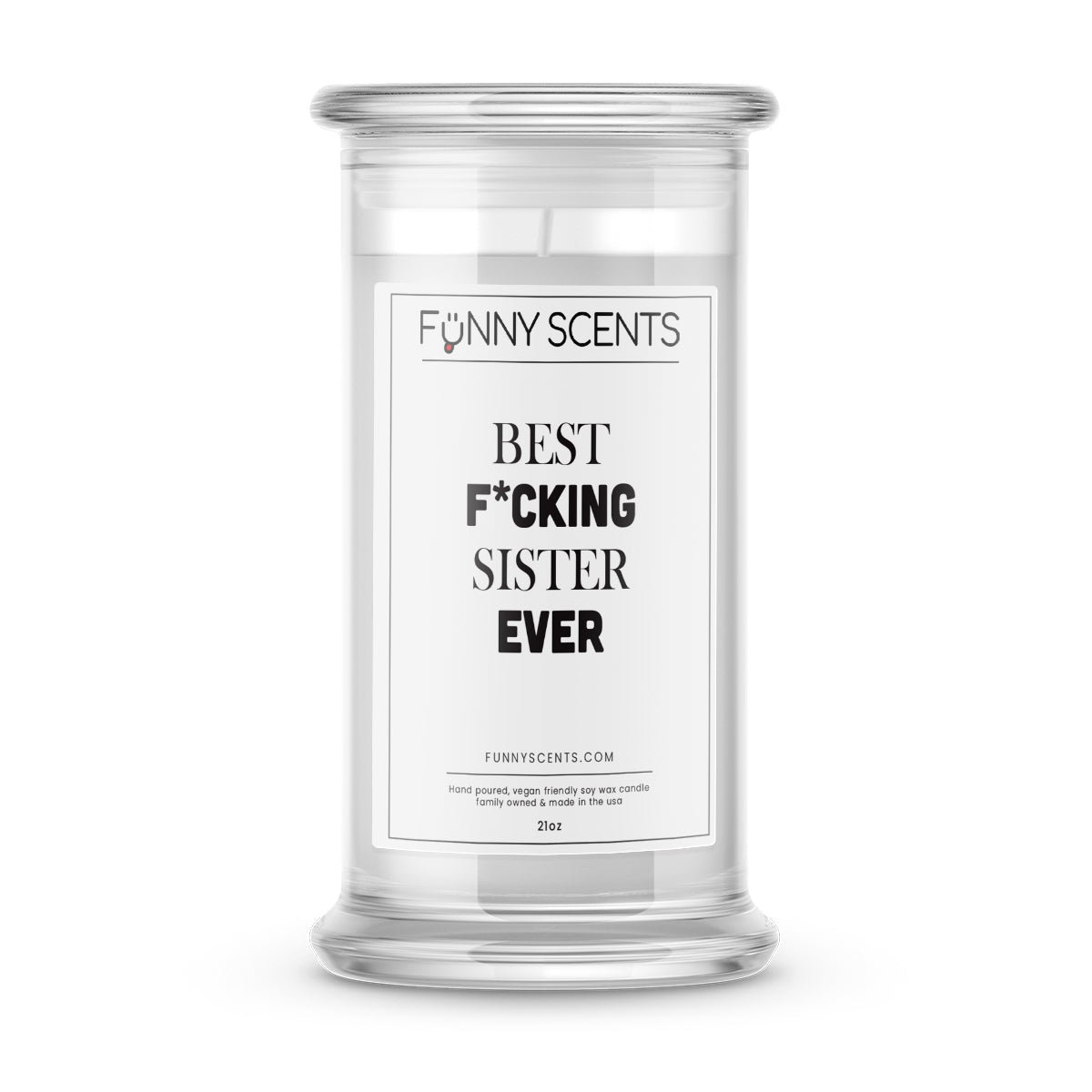 Best F*cking Sister Ever Funny Candles