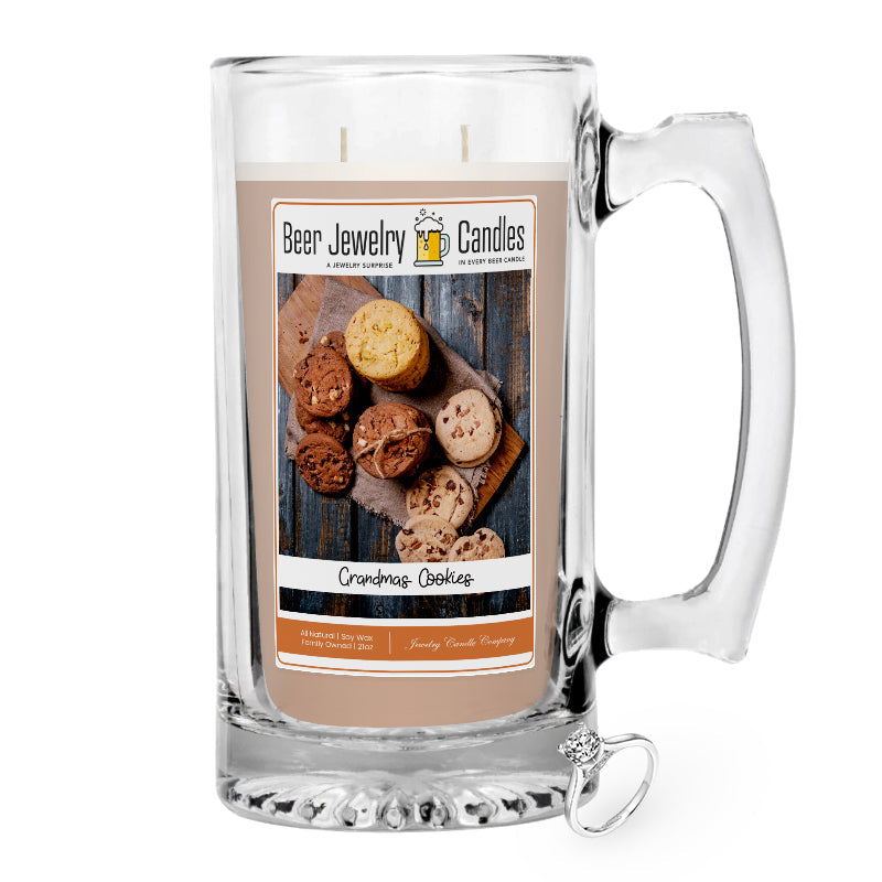 Grandmas Cookies Beer Jewelry Candle