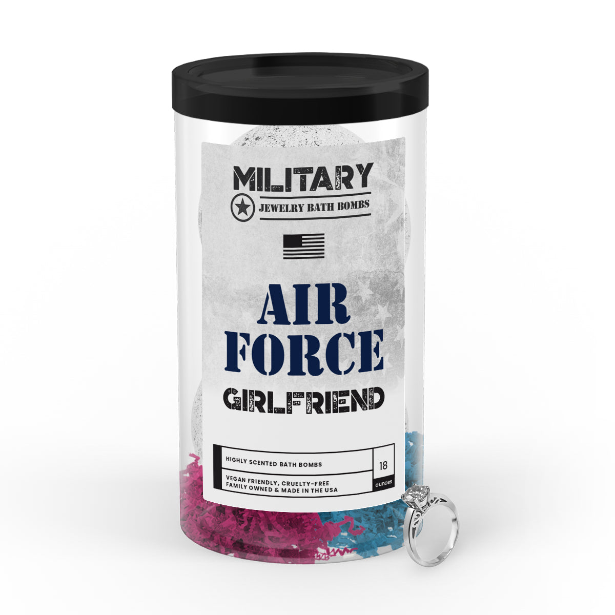Air Force Girlfriend | Military Jewelry Bath Bombs
