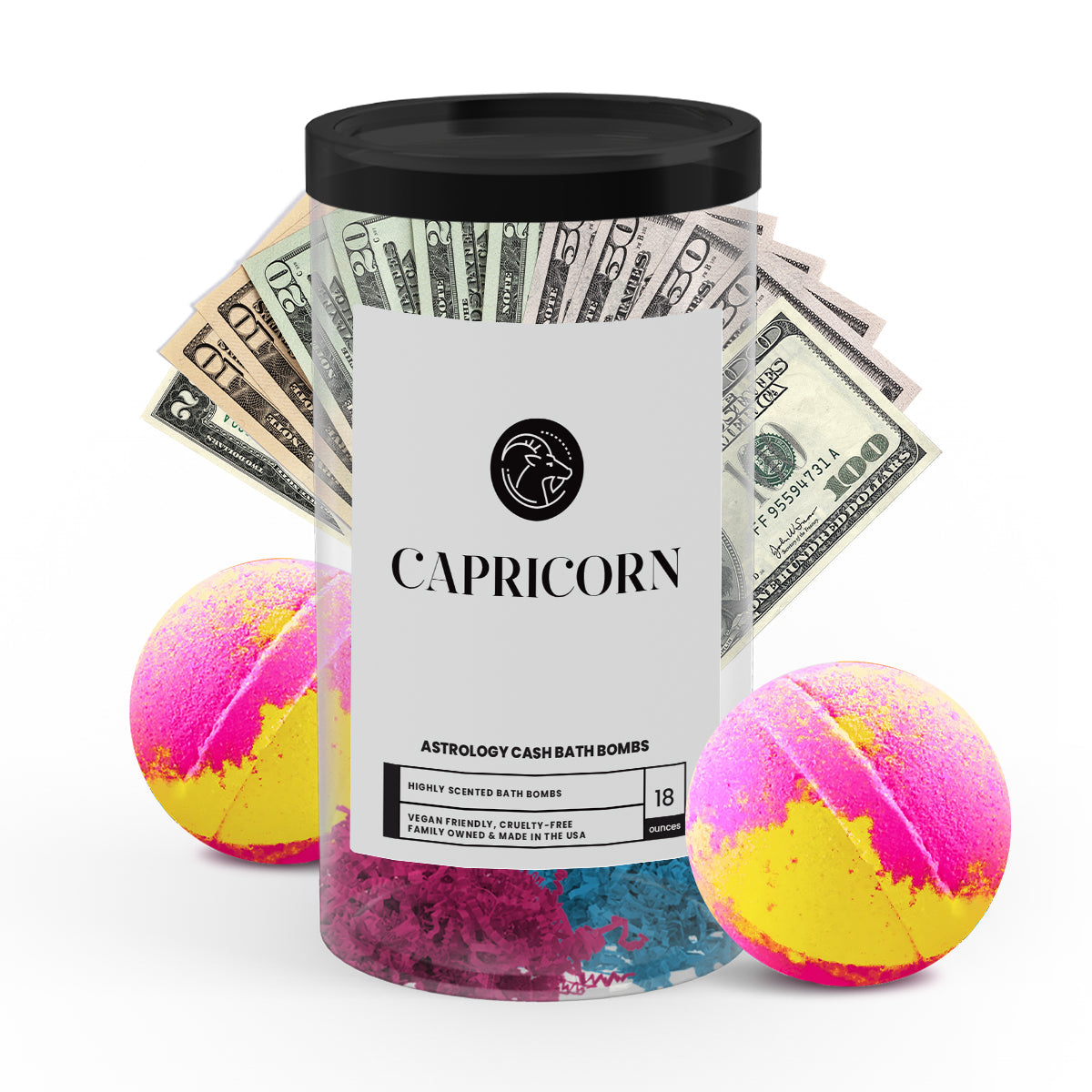 Capricorn Astrology Cash Bath Bombs