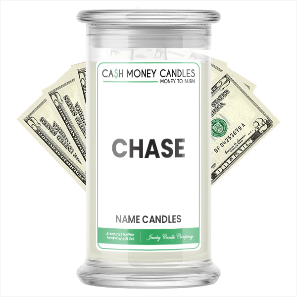 CHASE Name Cash Candles
