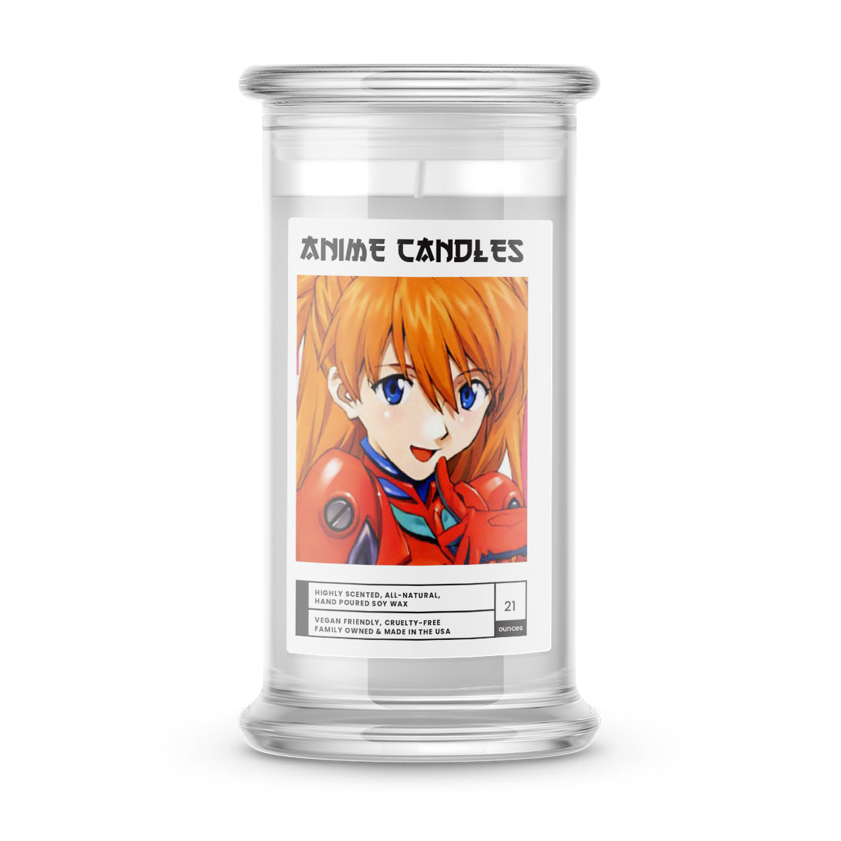 souryuu, asuka langley anime candles