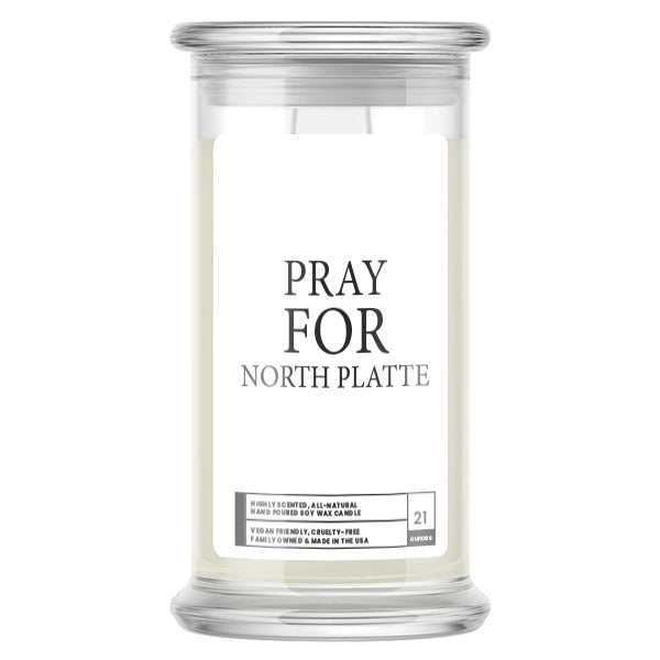 Pray For North Platte Candle