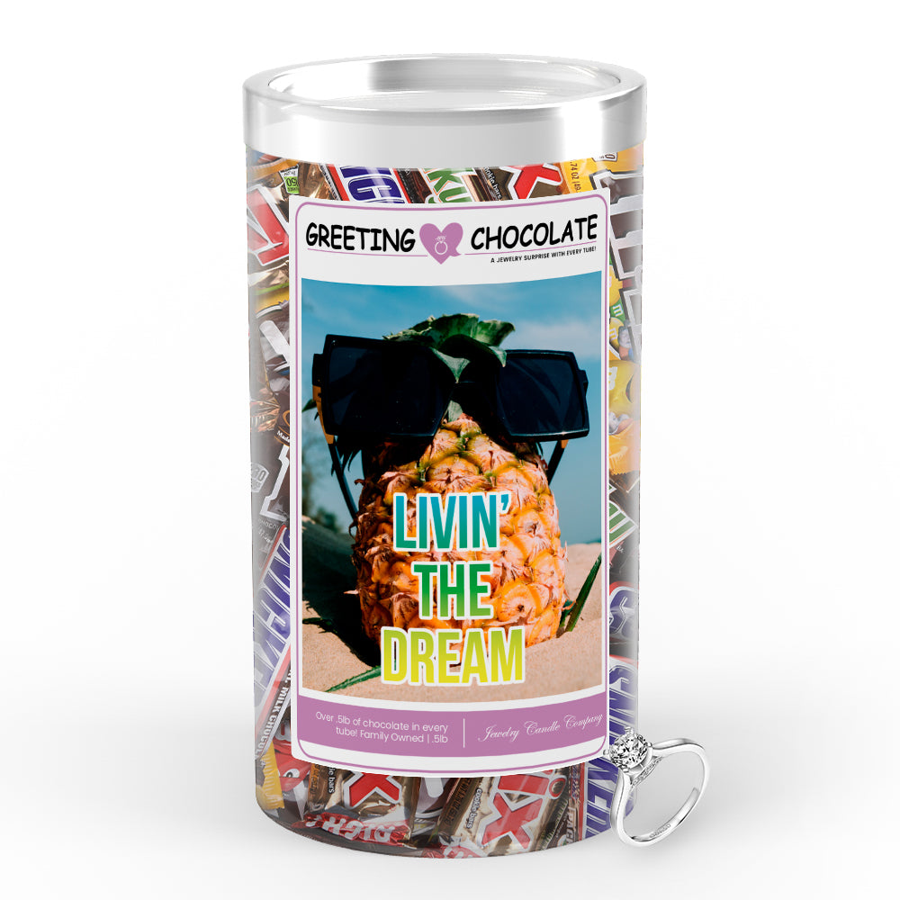 Livin' the Dream Greetings Chocolate