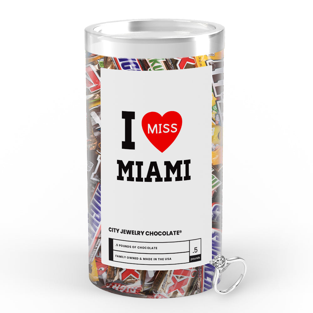 I miss Miami City Jewelry Chocolate
