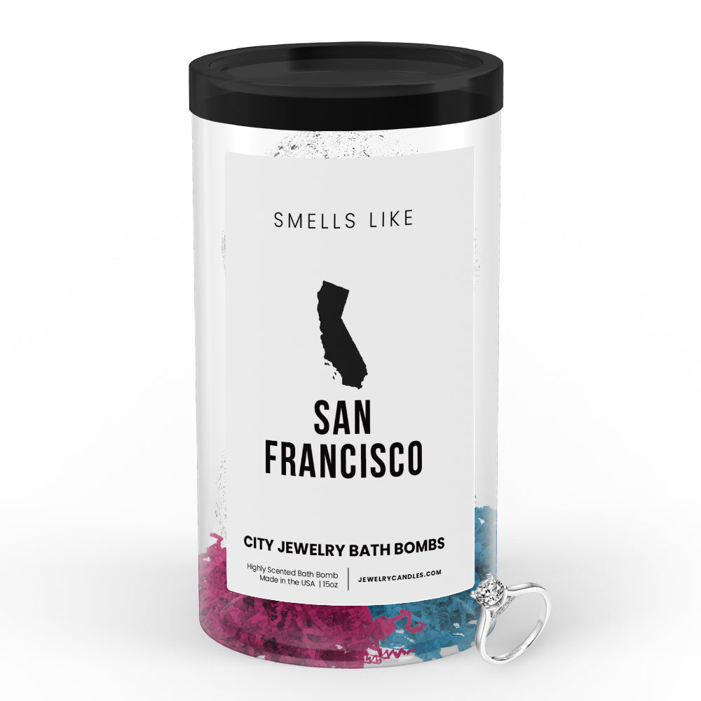 Smells Like San Francisco City Jewelry Bath Bombs