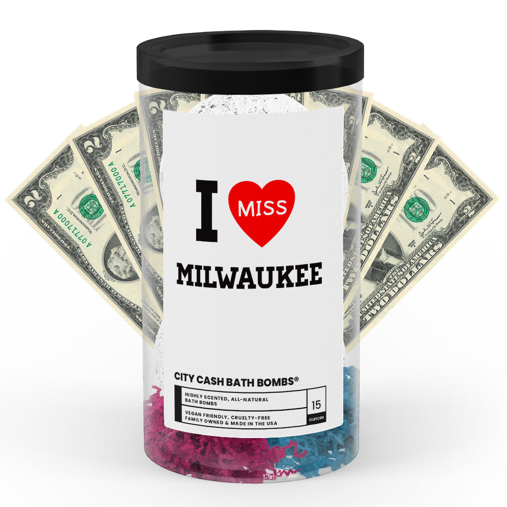 I miss Milwaukee City Cash Bath Bombs