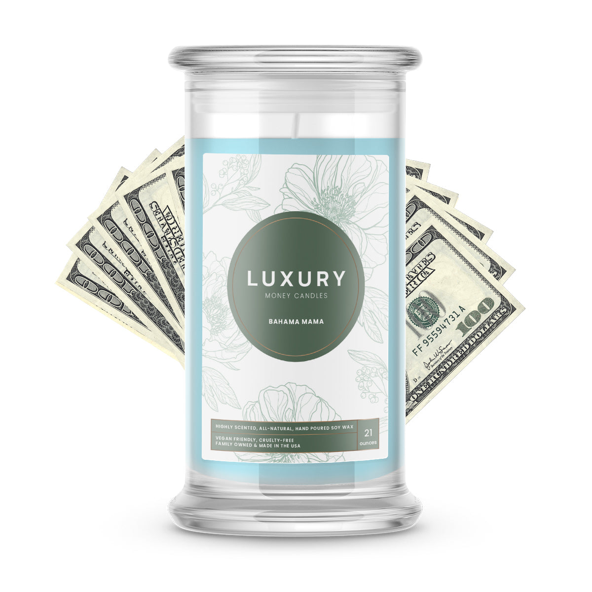 Bahama Mama Luxury Money Candles