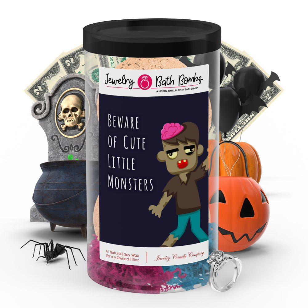 Beware of cut little monsters Jewelry Bath Bombs
