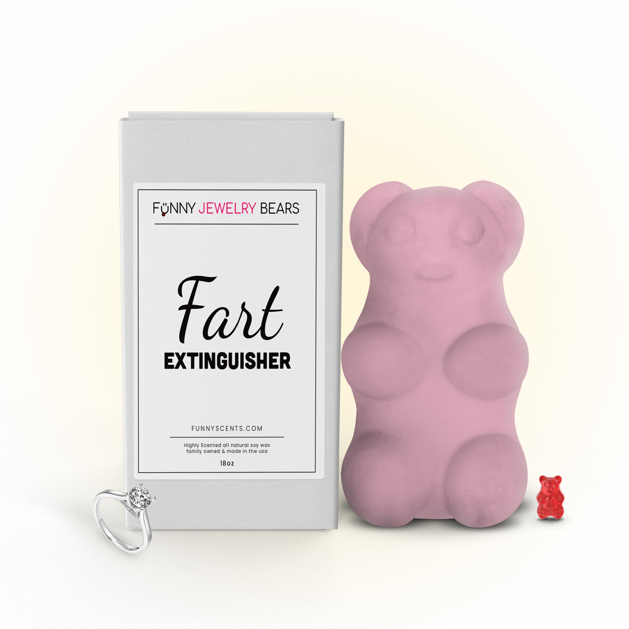 Fart Extinguisher Funny Jewelry Bear Wax Melts