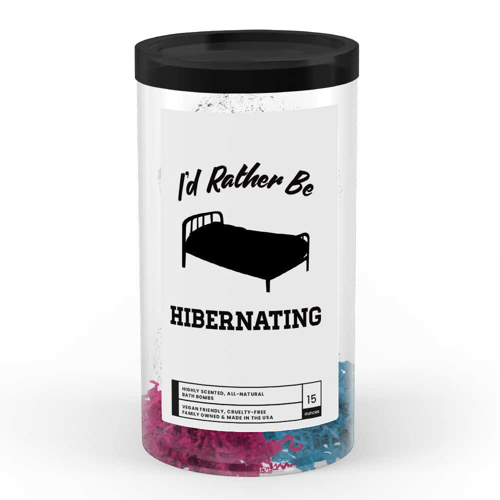 I'd rather be Hibernating Bath Bombs