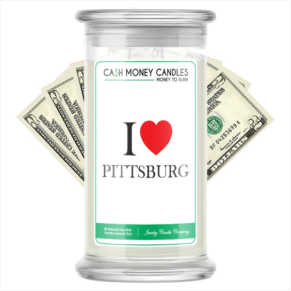 I Love PITTSBURG Candle