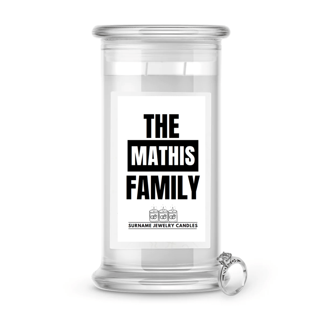 The Mathis Family | Surname Jewelry Candles