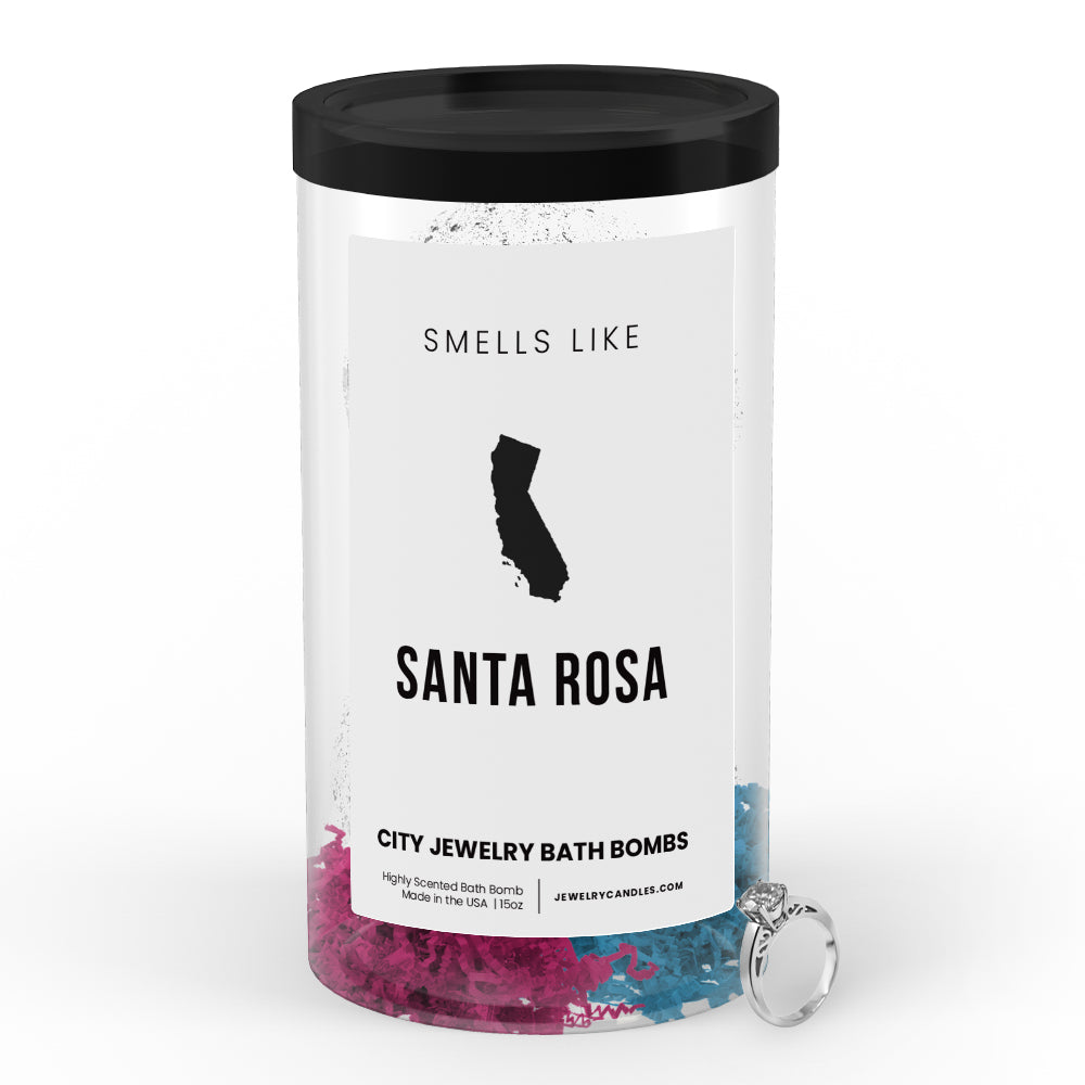 Smells Like Santa Rosa City Jewelry Bath Bombs